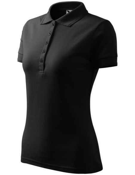 Polokošeľa dámska Pique Polo 210 ebony gray