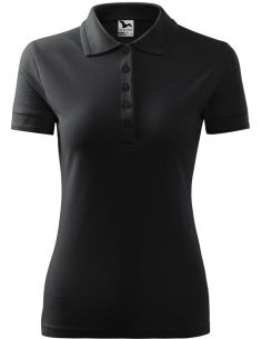 Polokošeľa dámska Pique Polo 210 ebony gray 2