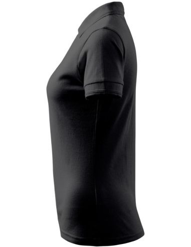Polokošeľa dámska Pique Polo 210 ebony gray