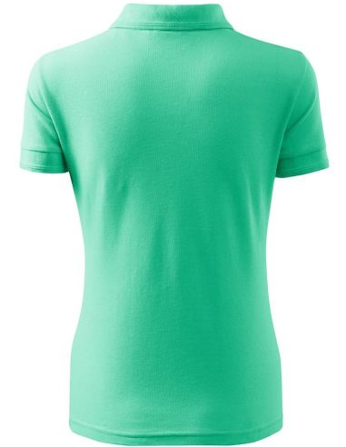Polokošeľa dámska Pique Polo 210 mätová