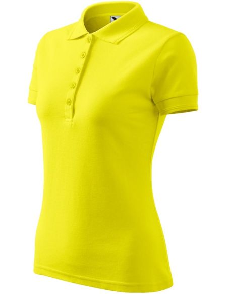 Polokošeľa dámska Pique Polo 210 citrónová