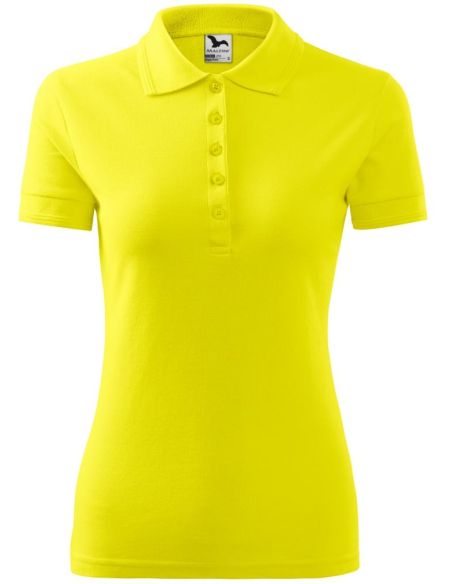 Polokošeľa dámska Pique Polo 210 citrónová