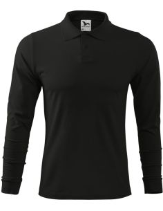 Polokošeľa pánska Single J. LS 211 čierna 2