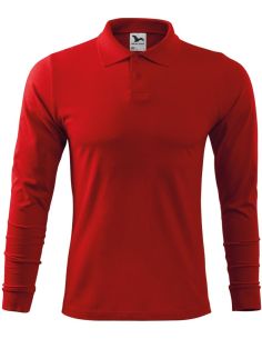 Polokošeľa pánska Single J. LS 211 červená 2