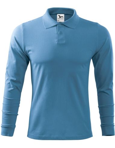 Polokošeľa pánska Single J. LS 211 svetlomodrá