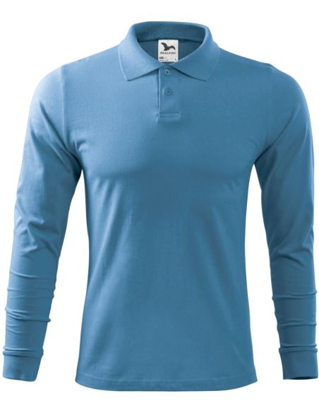 Polokošeľa pánska Single J. LS 211 svetlomodrá