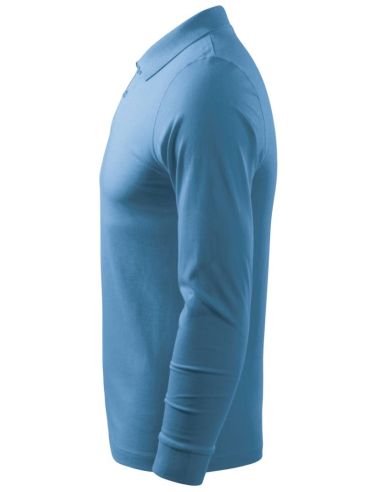 Polokošeľa pánska Single J. LS 211 svetlomodrá