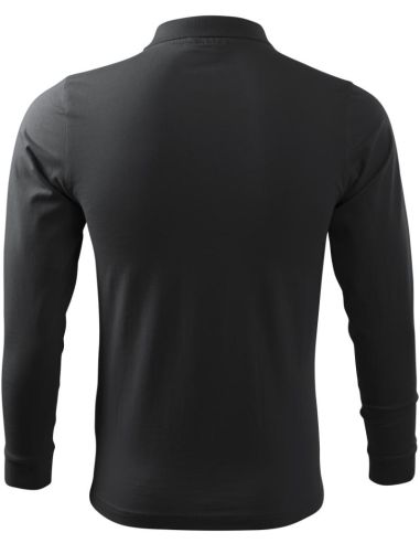 Polokošeľa pánska Single J. LS 211 ebony gray