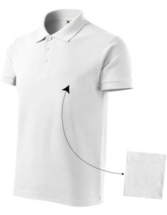 Polokošeľa pánska Cotton 212 biela