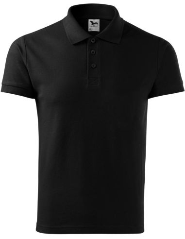 Polokošeľa pánska Cotton 212 čierna