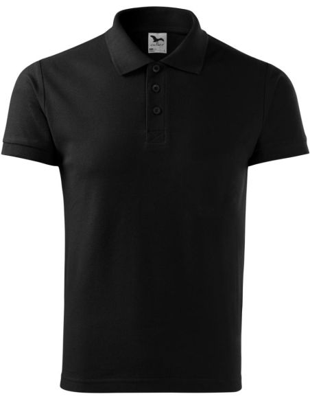 Polokošeľa pánska Cotton 212 čierna