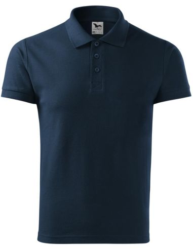Polokošeľa pánska Cotton 212 tmavomodrá