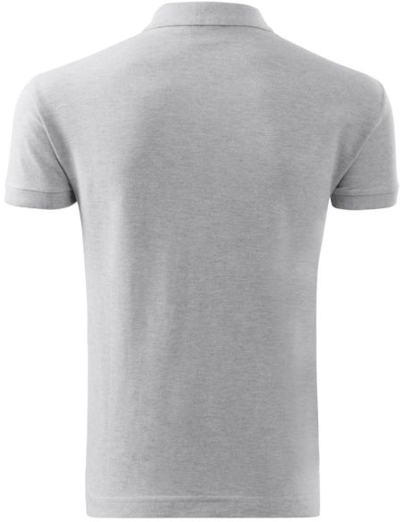 Polokošeľa pánska Cotton 212 svetlosivý melír