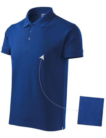 Polokošeľa pánska Cotton 212 kráľovská modrá