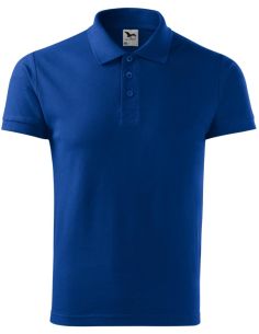 Polokošeľa pánska Cotton 212 kráľovská modrá 2