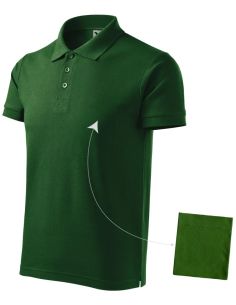 Polokošeľa pánska Cotton 212 fľaškovozelená