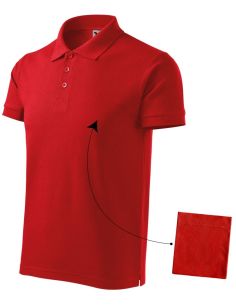 Polokošeľa pánska Cotton 212 červená