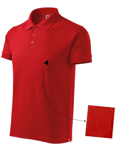 Polokošeľa pánska Cotton 212 červená