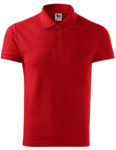 Polokošeľa pánska Cotton 212 červená