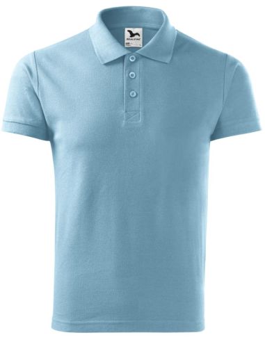 Polokošeľa pánska Cotton 212 nebeská modrá