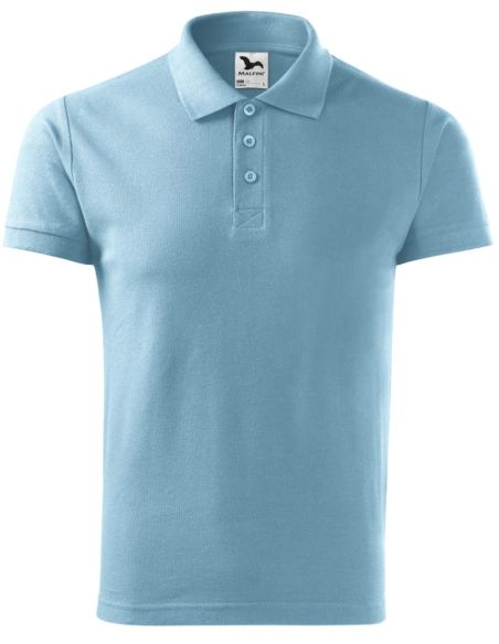 Polokošeľa pánska Cotton 212 nebeská modrá