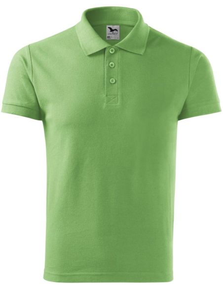 Polokošeľa pánska Cotton 212 hrášková zelená