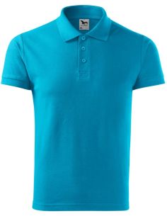 Polokošeľa pánska Cotton 212 tyrkysová 2