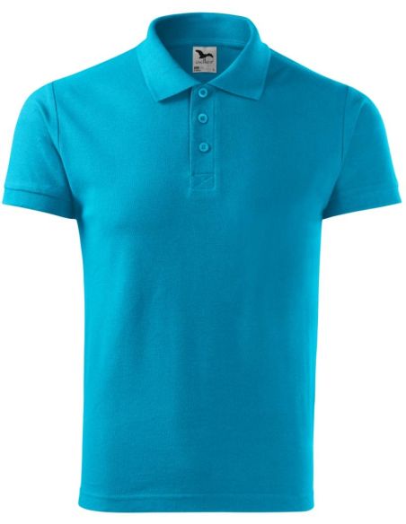 Polokošeľa pánska Cotton 212 tyrkysová