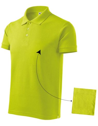 Polokošeľa pánska Cotton 212 limetková