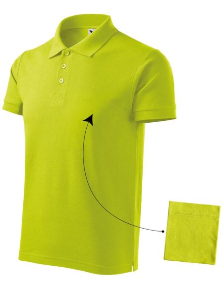 Polokošeľa pánska Cotton 212 limetková