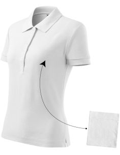 Polokošeľa dámska Cotton 213 biela