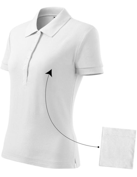 Polokošeľa dámska Cotton 213 biela