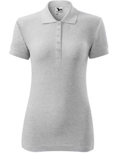 Polokošeľa dámska Cotton 213 svetlosivý melír