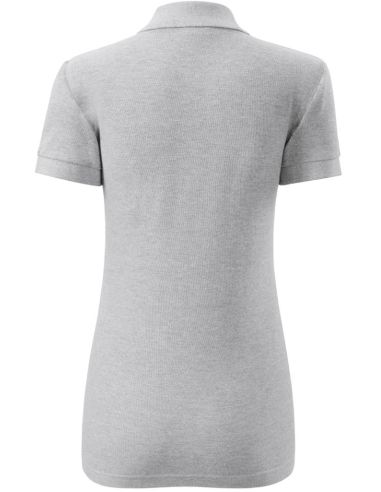Polokošeľa dámska Cotton 213 svetlosivý melír