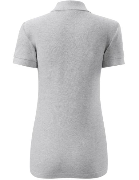 Polokošeľa dámska Cotton 213 svetlosivý melír