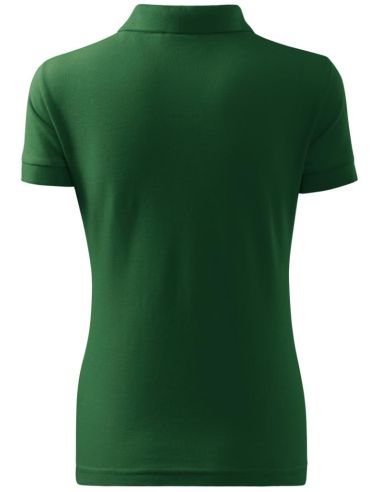 Polokošeľa dámska Cotton 213 fľaškovozelená