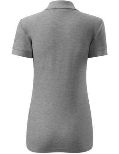 Polokošeľa dámska Cotton 213 tmavosivý melír