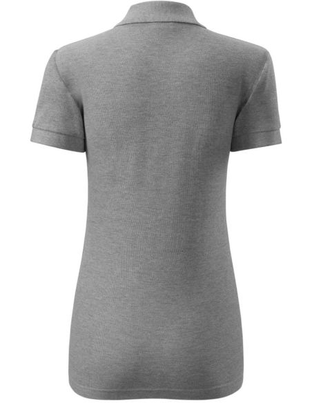 Polokošeľa dámska Cotton 213 tmavosivý melír