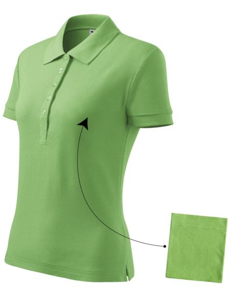 Polokošeľa dámska Cotton 213 hrášková zelená