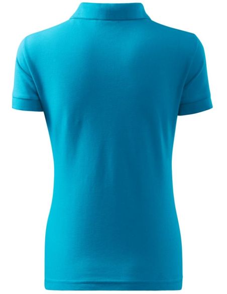 Polokošeľa dámska Cotton 213 tyrkysová