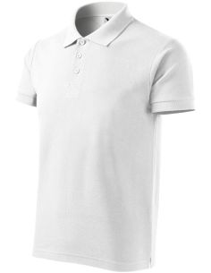Polokošeľa pánska Cotton Heavy 215 biela