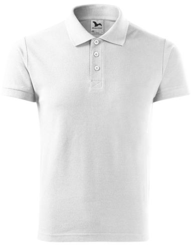 Polokošeľa pánska Cotton Heavy 215 biela