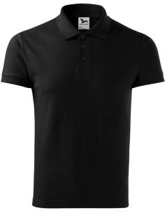 Polokošeľa pánska Cotton Heavy 215 čierna 2