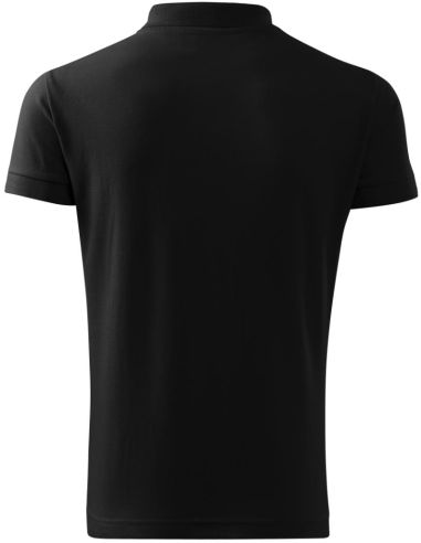 Polokošeľa pánska Cotton Heavy 215 čierna