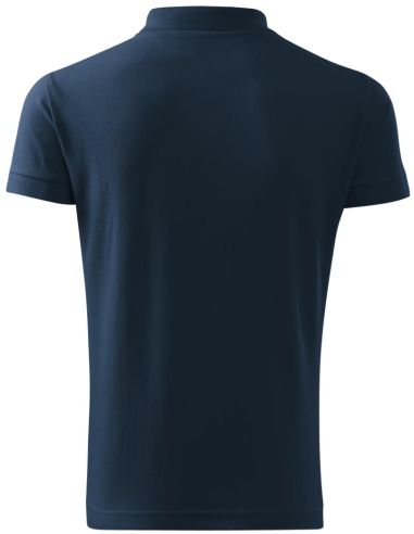 Polokošeľa pánska Cotton Heavy 215 tmavomodrá