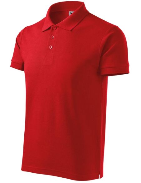 Polokošeľa pánska Cotton Heavy 215 červená