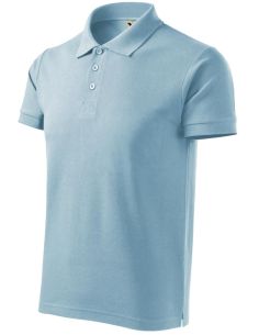 Polokošeľa pánska Cotton Heavy 215 nebeská modrá