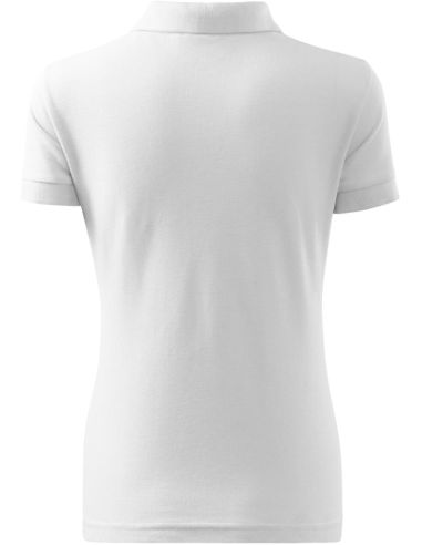 Polokošeľa dámska Cotton Heavy 216 biela