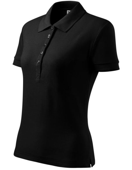 Polokošeľa dámska Cotton Heavy 216 čierna