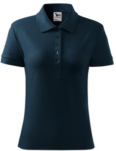 Polokošeľa dámska Cotton Heavy 216 tmavomodrá 2
